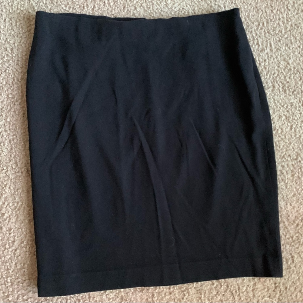 Ann Taylor Pencil Black Skirt Size 12